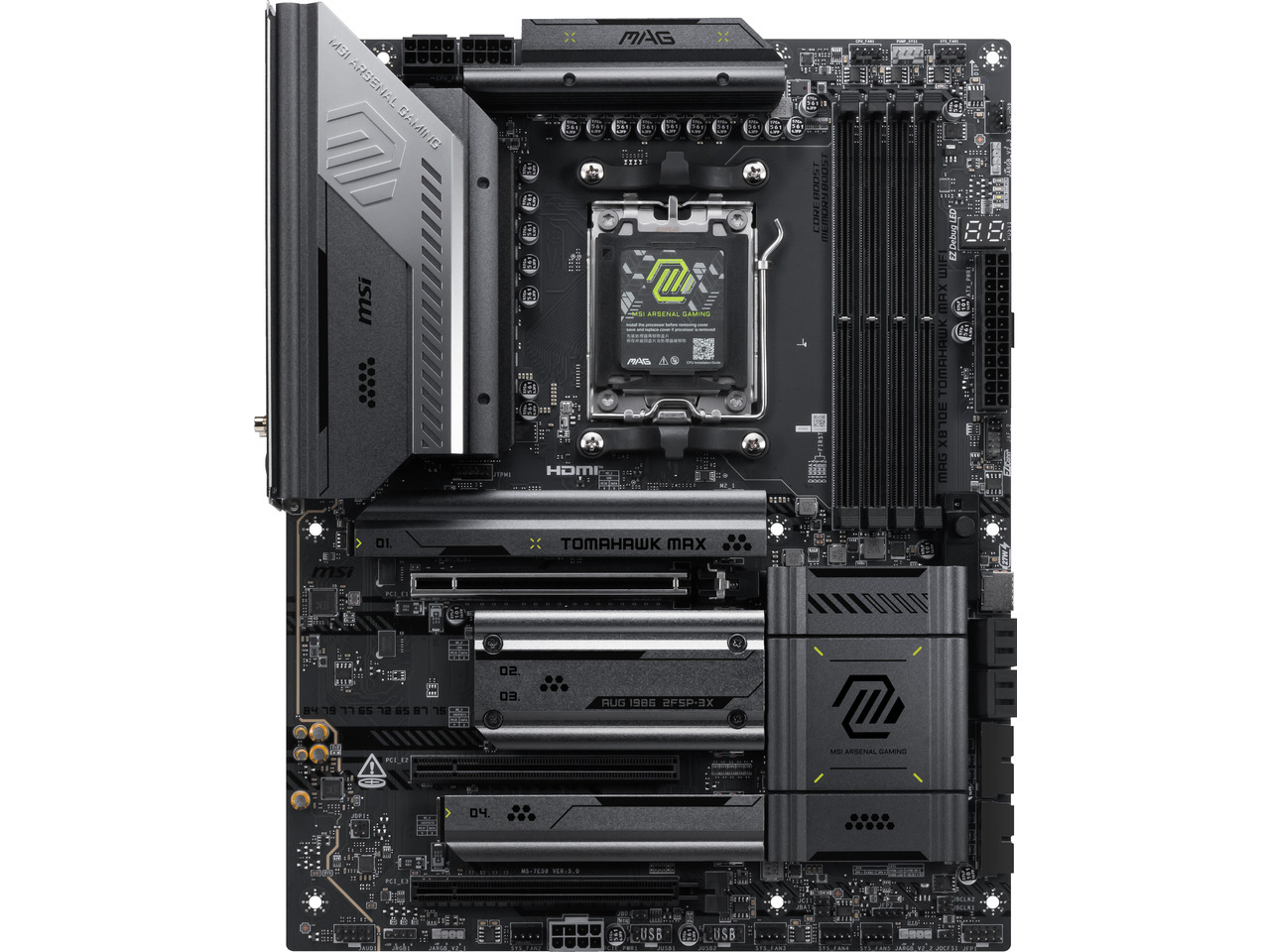 Msi Mag X870E Tomahawk Max Wif - X870E Atx Motherboard 评论和价格