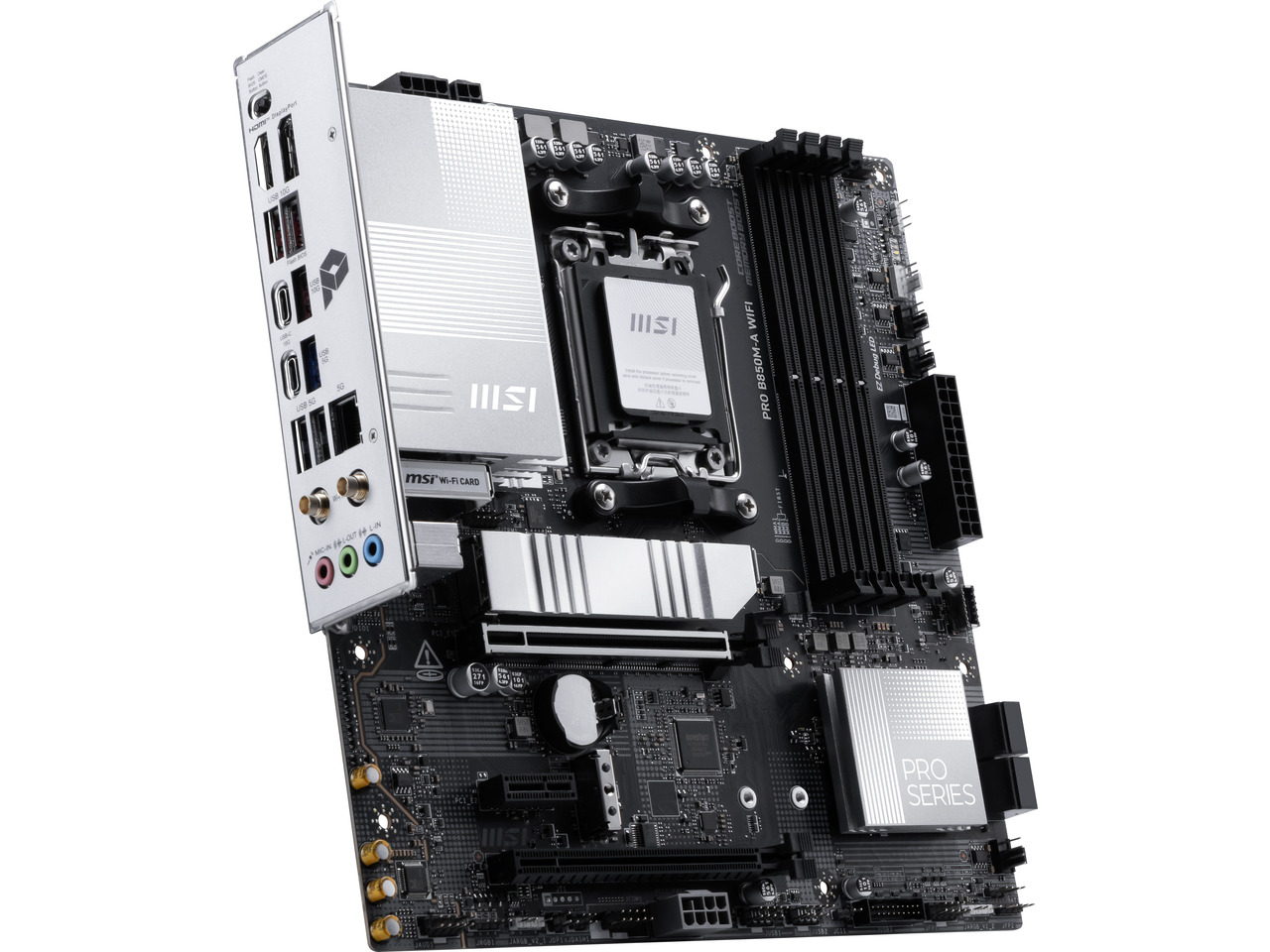 MSI PRO B850M-A WIFI AM5 , Wi- - Am5 Micro Atx Pcie 5.0 Motherboard 评论和价格